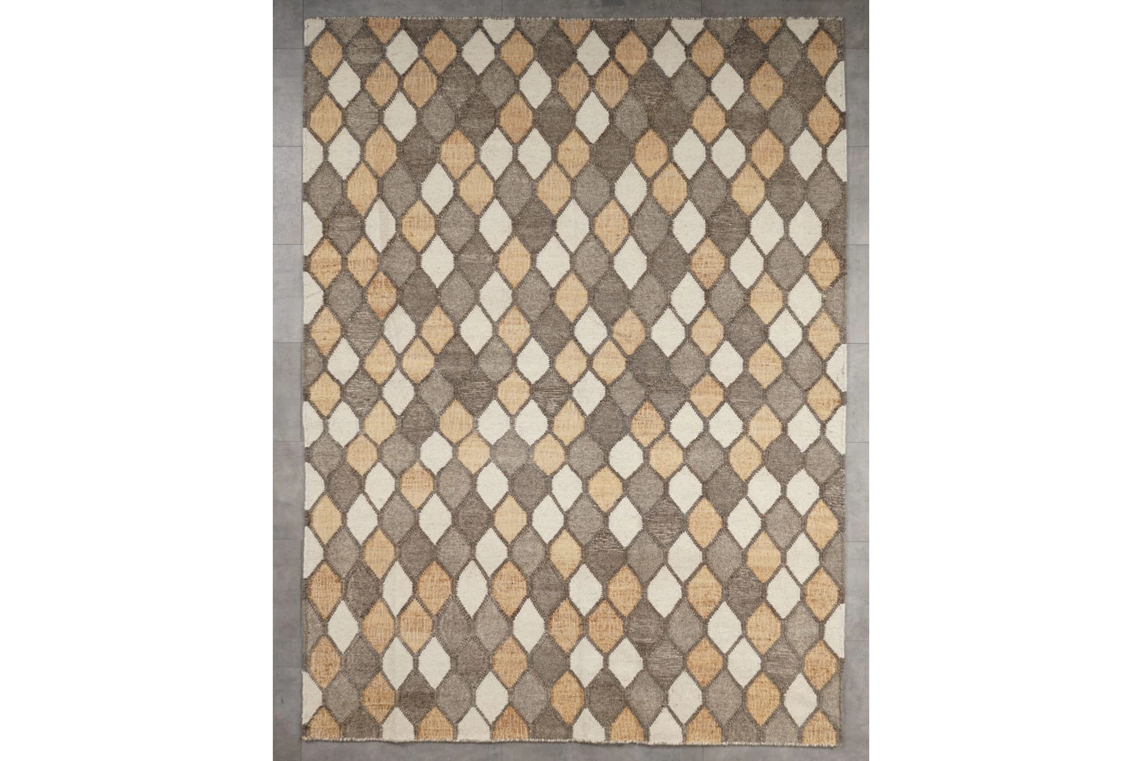 Kudottu matto, 240 x 170 cm, Intia juuttikelim