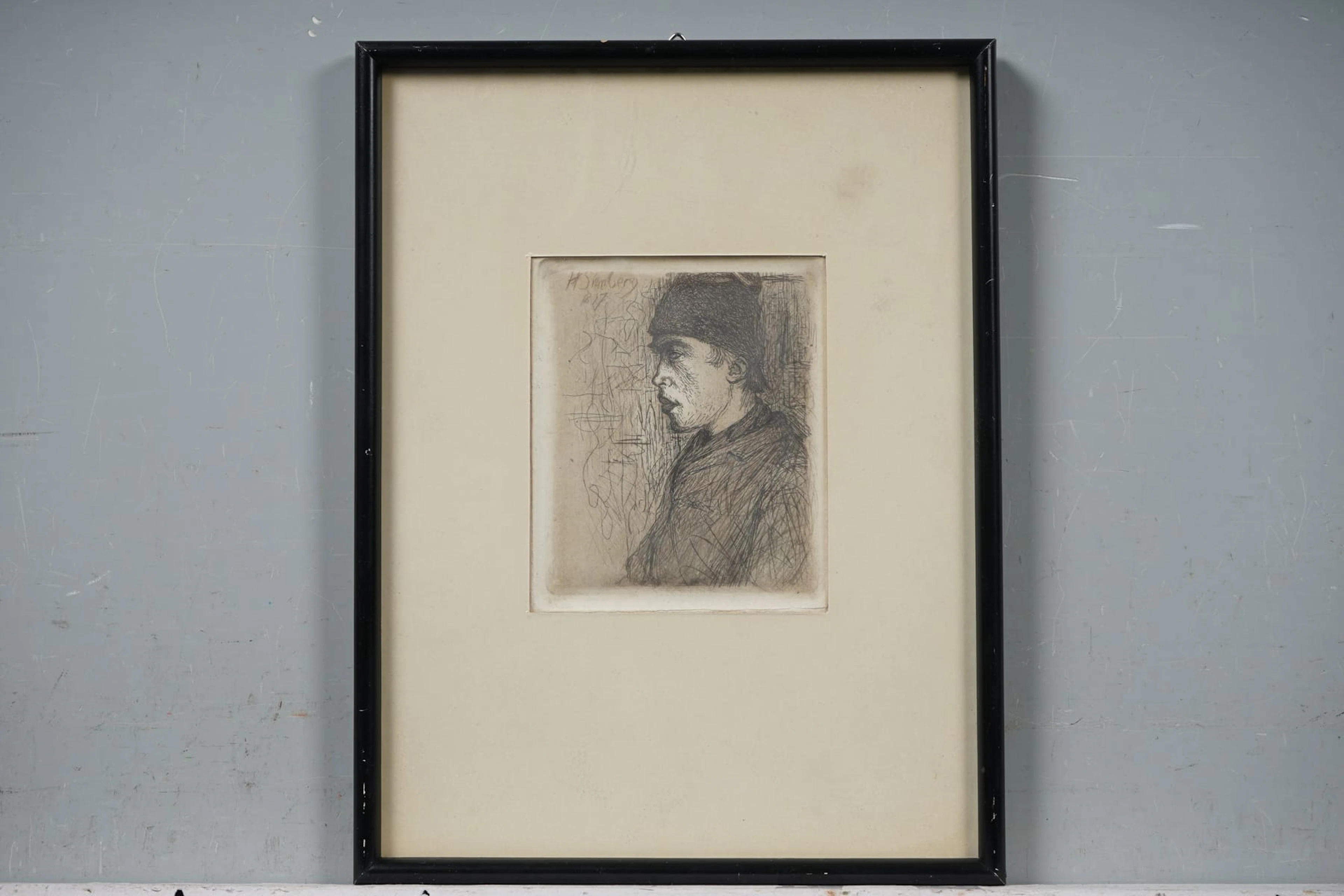 HUGO SIMBERG, laattasigneeraus 1897
