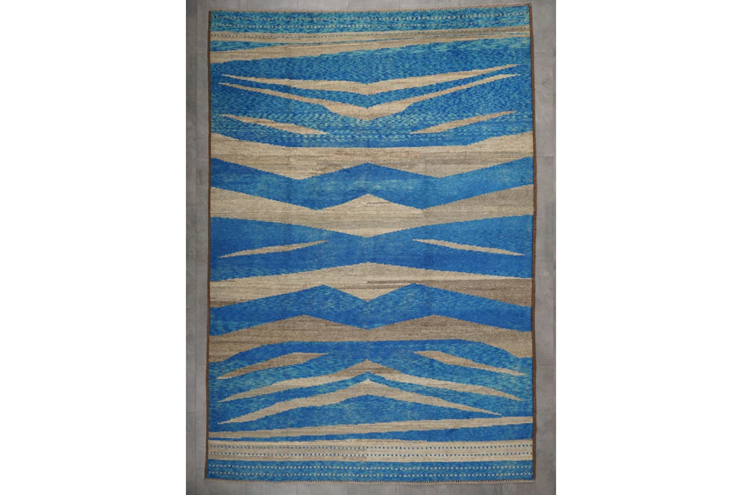 Käsinsolmittu matto, 294 x 202 cm, Abshari