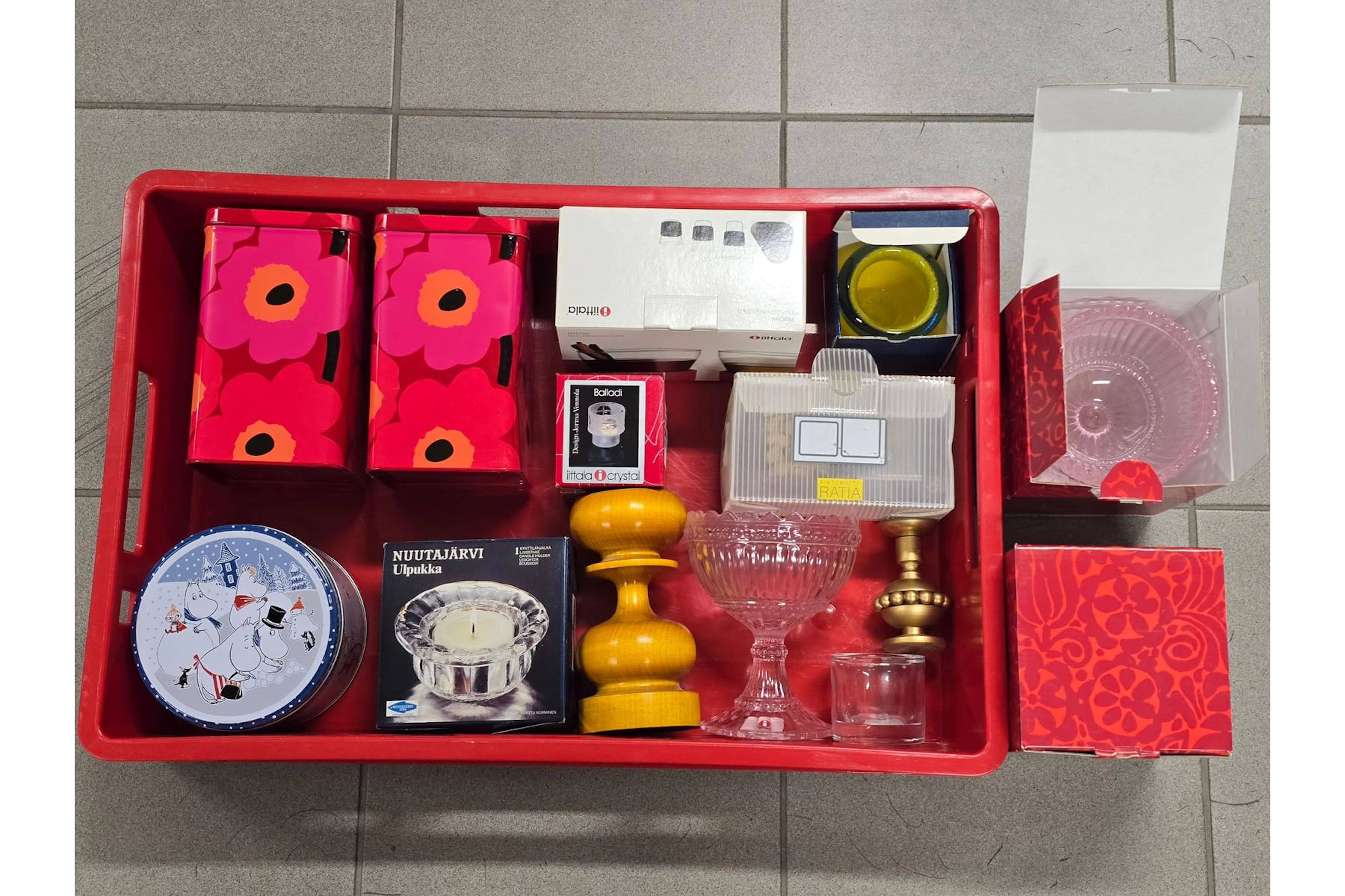 1 ltk MARIMEKKO/IITTALA, AARIKKA, ym.