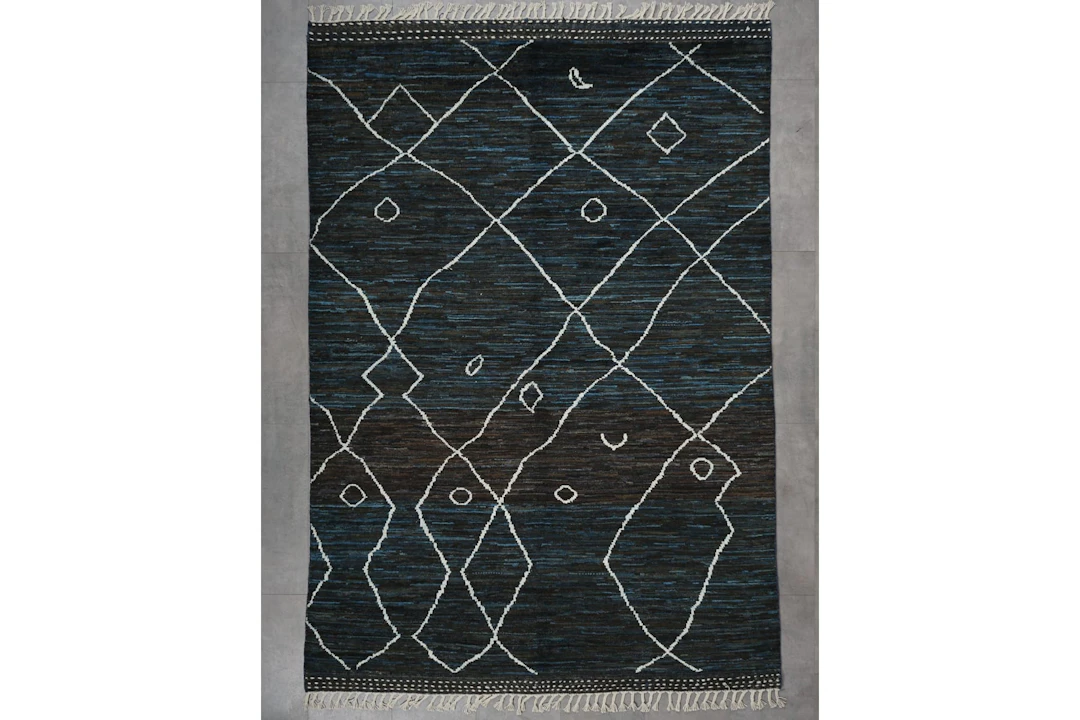 Käsinsolmittu matto, 243 x 176 cm, Berber