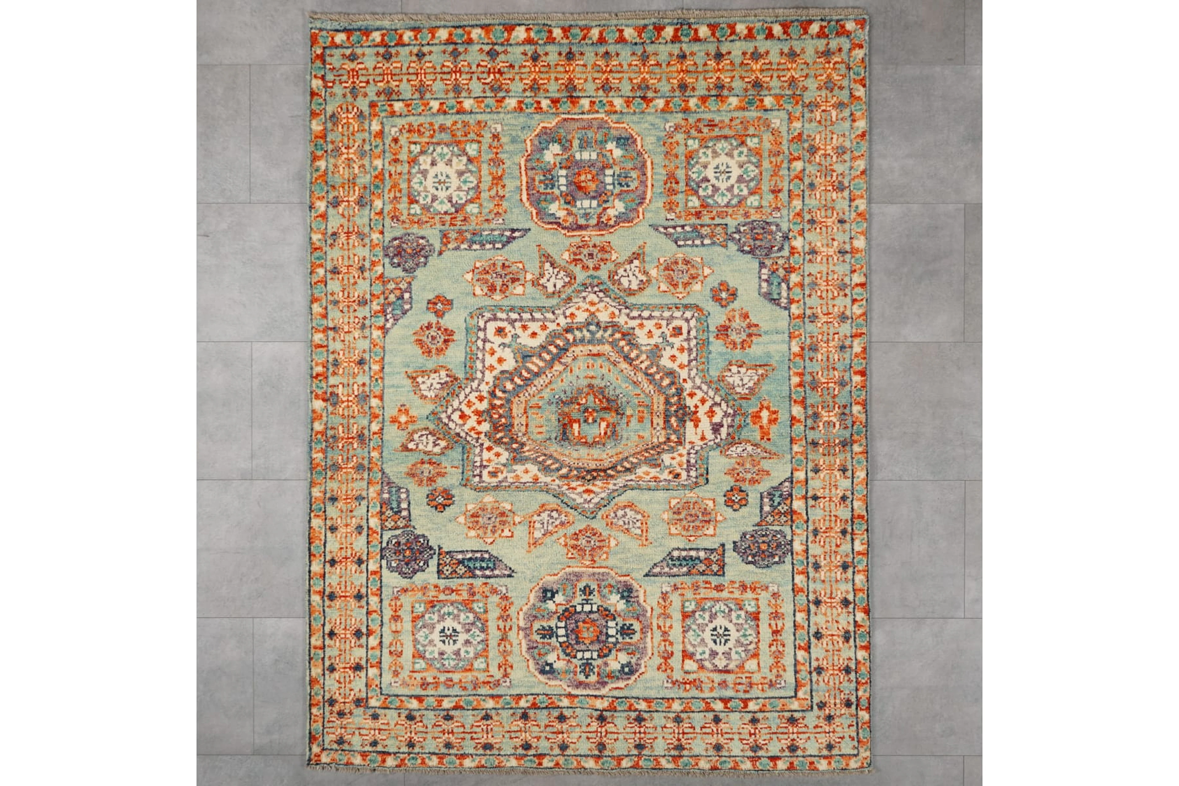 Käsinsolmittu matto, 173 x 129 cm, Abshari