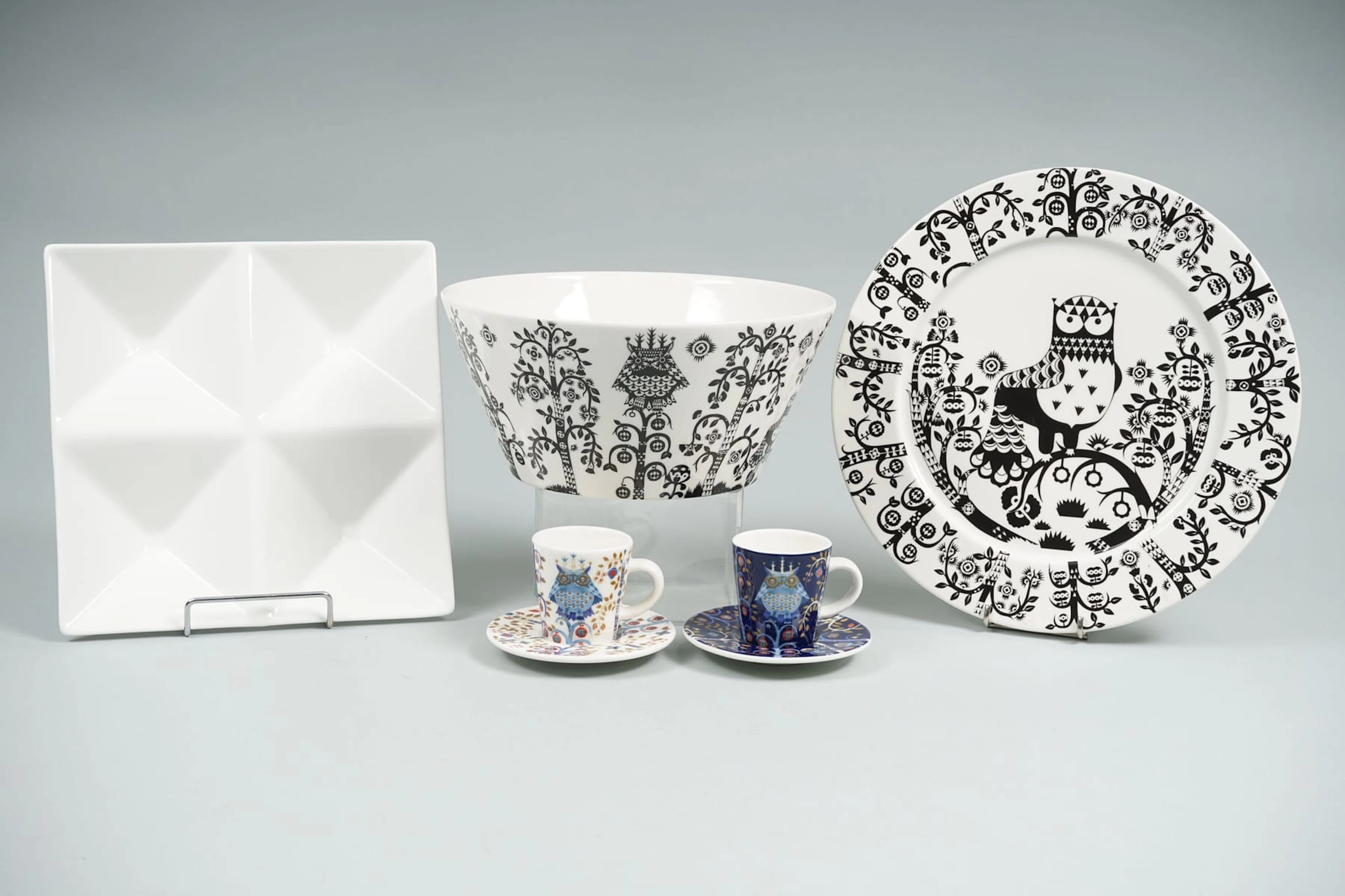 6 kpl, ARABIA ja IITTALA, keramiikka-astioita