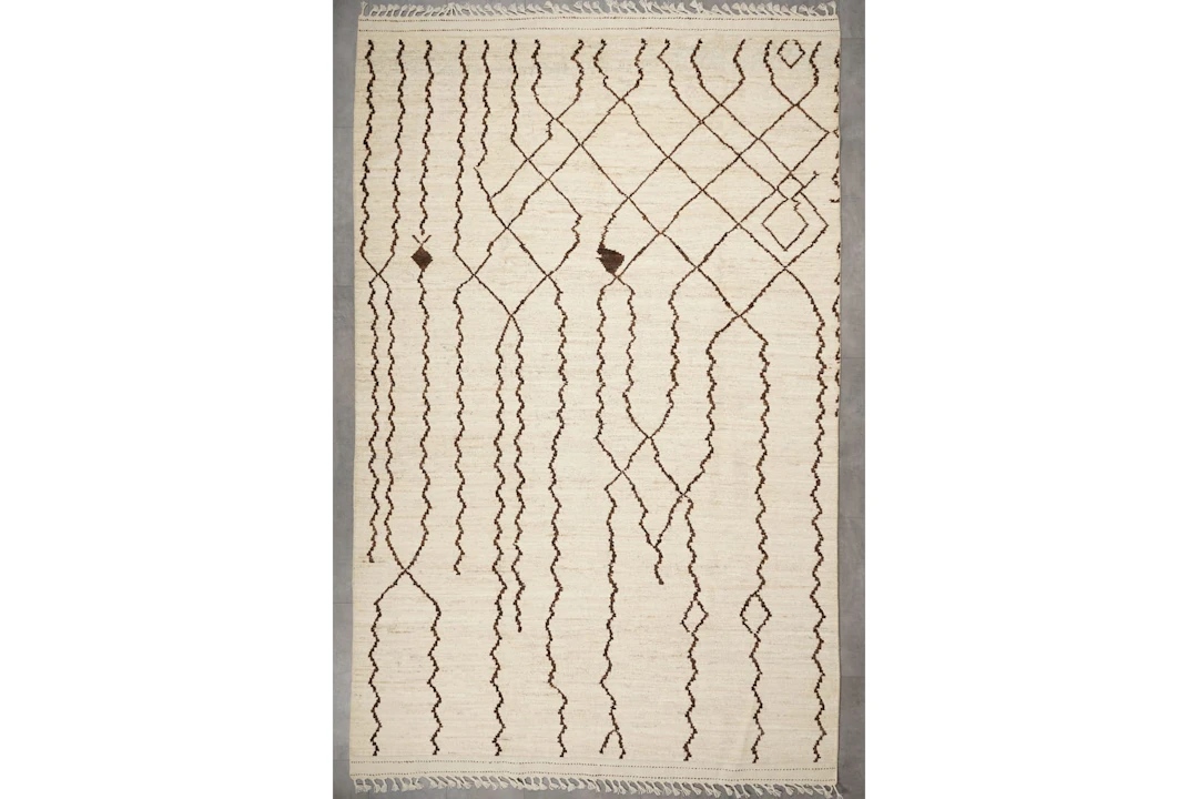 Käsinsolmittu matto, 297 x 199 cm, Berber