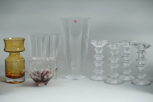8 kpl IITTALA, RIIHIMÄEN LASI ja KUMELA