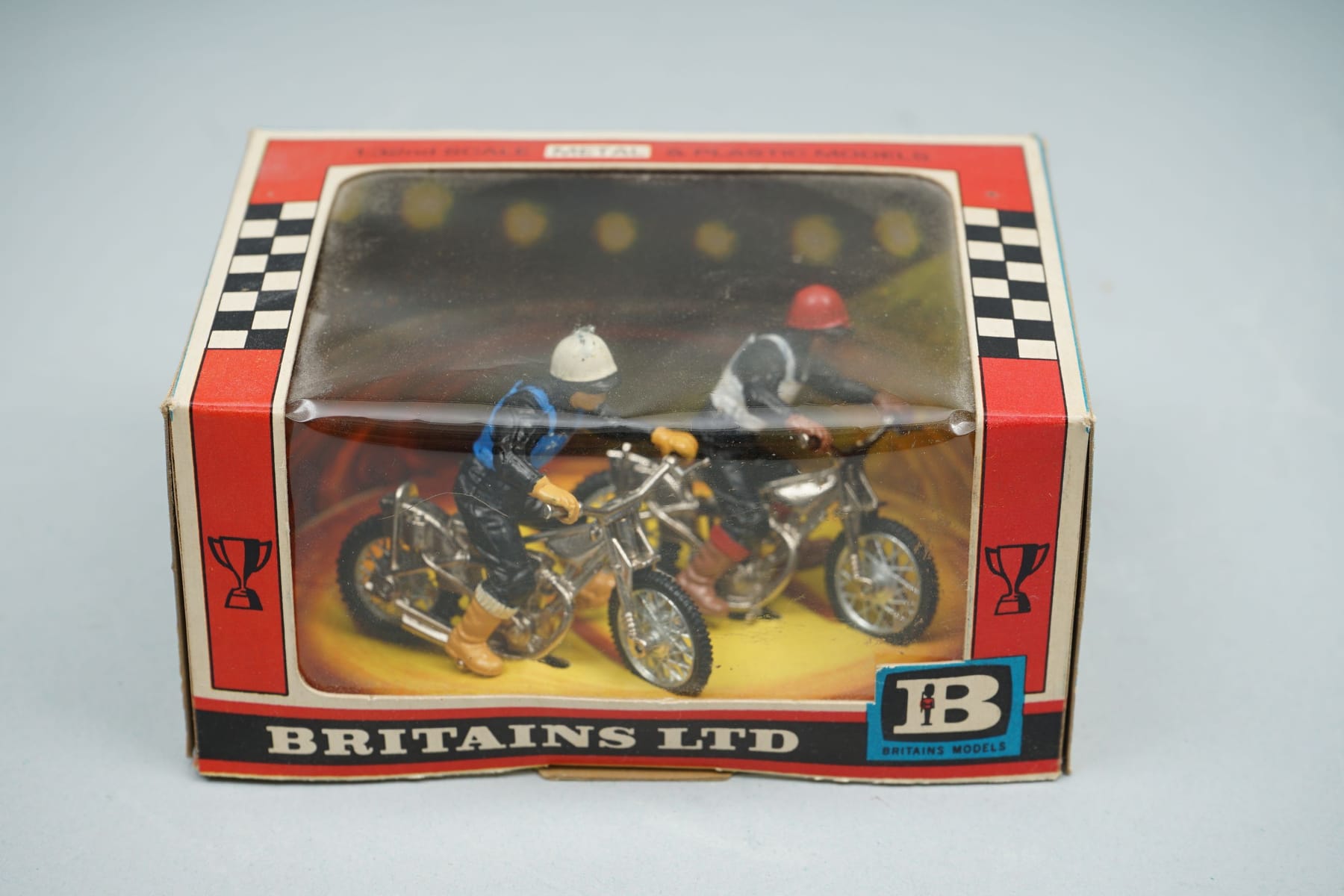 BRITAINS LTD 9684, SPEEDWAY, metalliauto | Barnebys