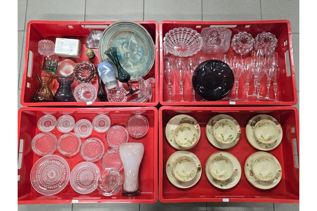 4 ltk sekalaista, mm. IITTALA, KUPITTAAN SAVI