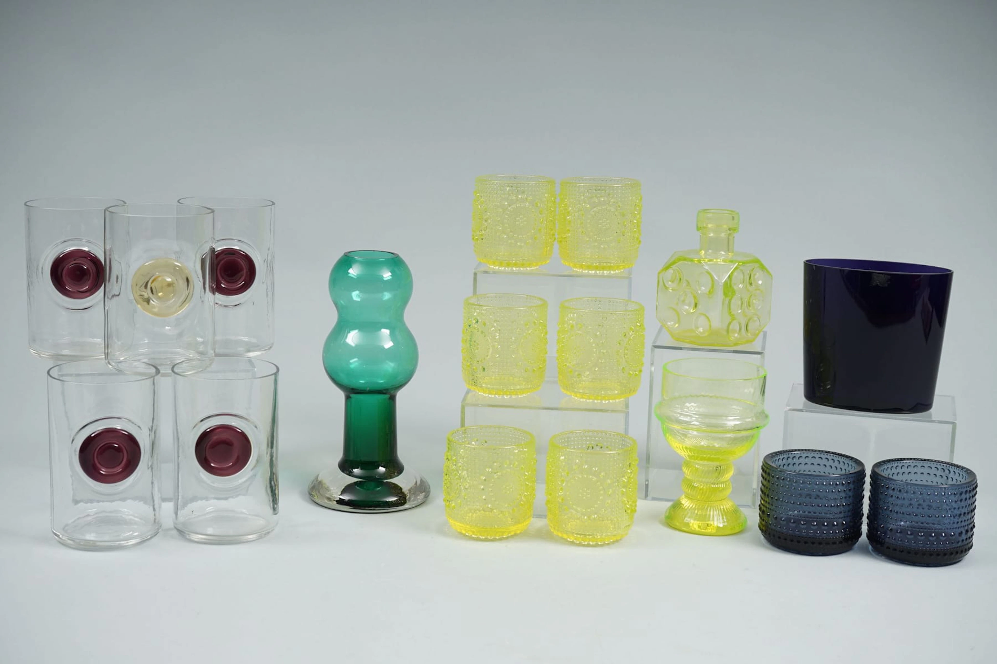 17 kpl, RIIHIMÄEN LASI, NUUTAJÄRVI ja IITTALA