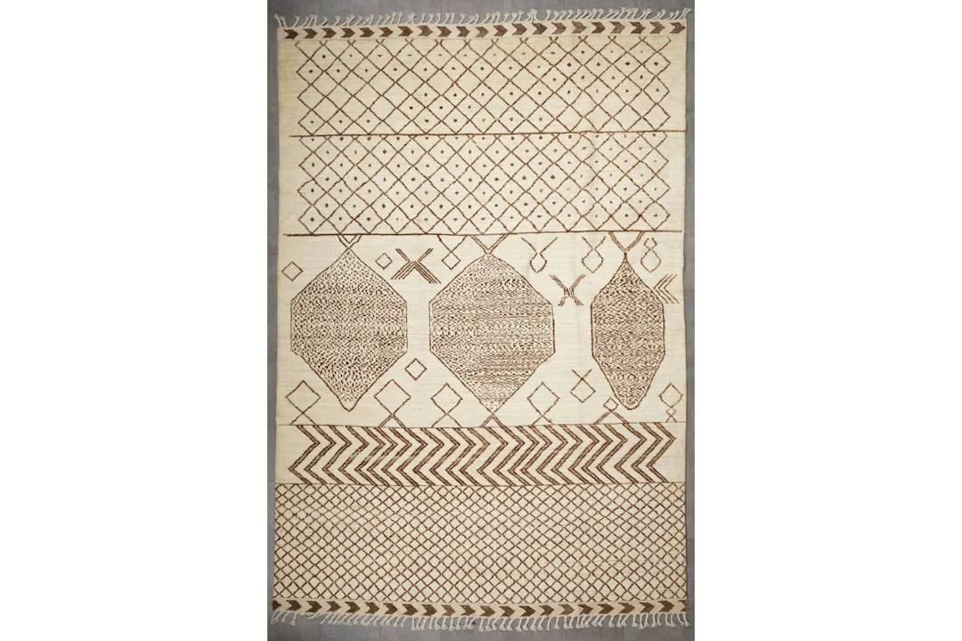 Käsinsolmittu matto, 299 x 216 cm, Berber
