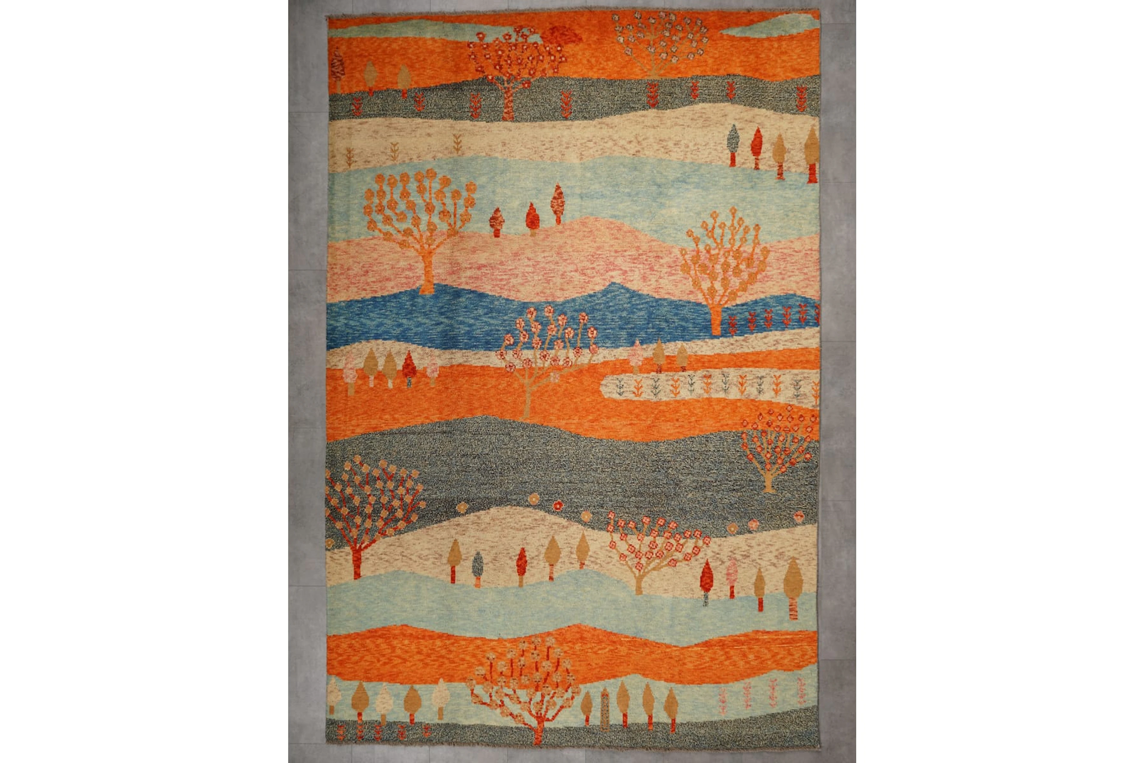 Käsinsolmittu matto, 300 x 201 cm, Abshari