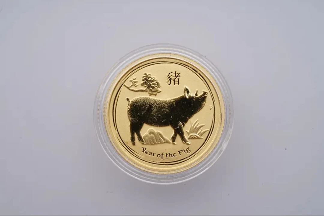 15 Dollars, kultakolikko "Year of the Pig" Australia