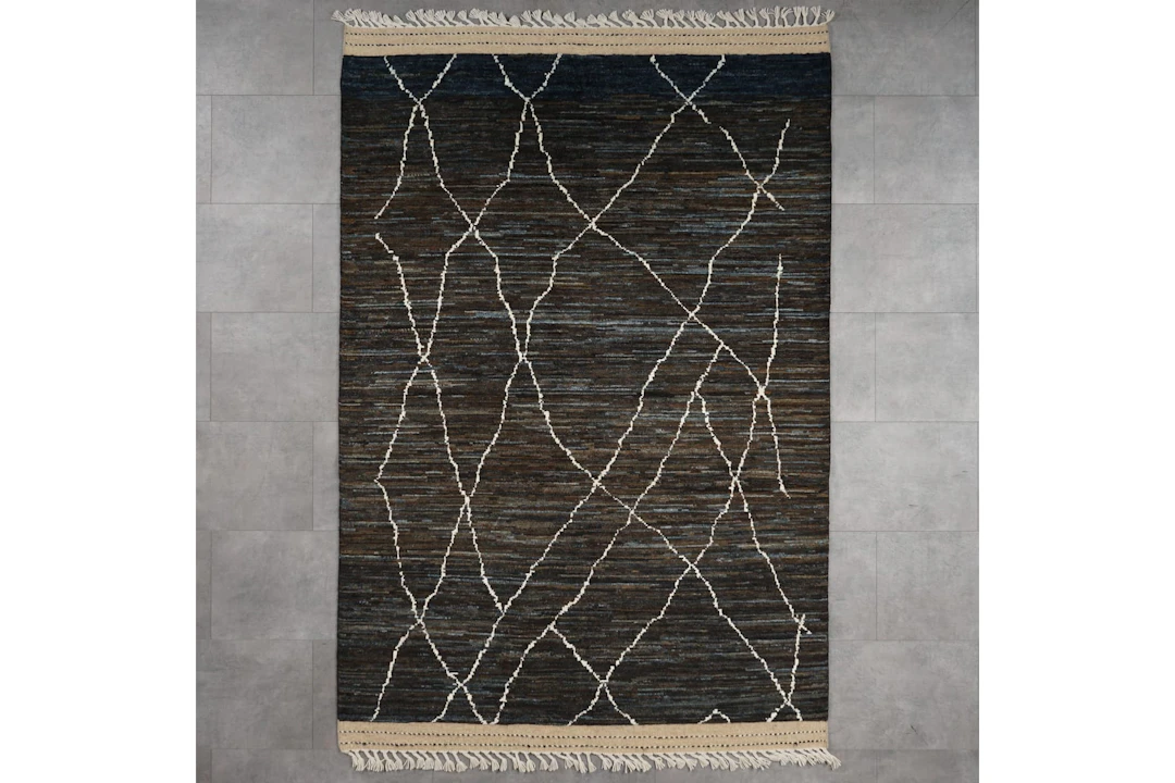 Käsinsolmittu matto, 199 x 145 cm, Berber