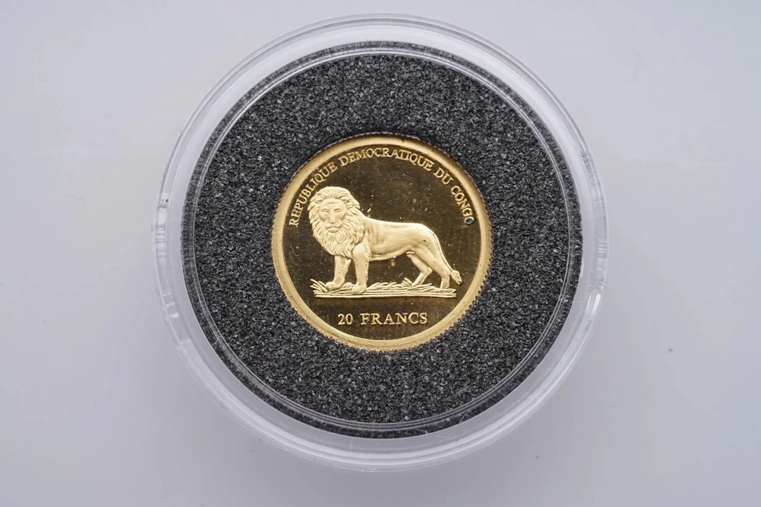 KONGO 20 FRANCS, kultakolikko, "Garde Suisse Pontificale 1506-2006