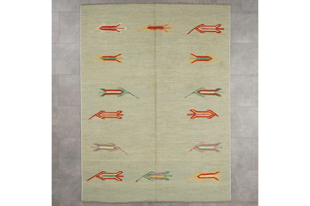 Kudottu matto, 200 x 150 cm, Kelim
