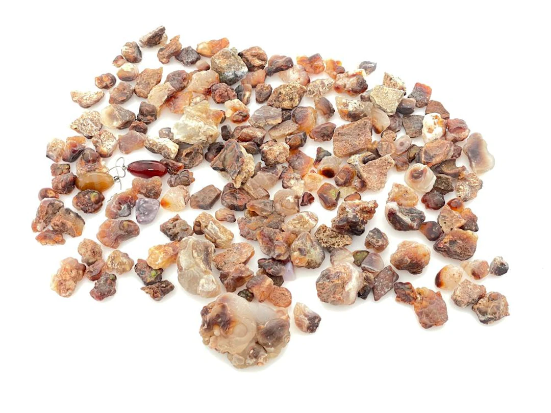BULK LOT RAW FIRE AGATE