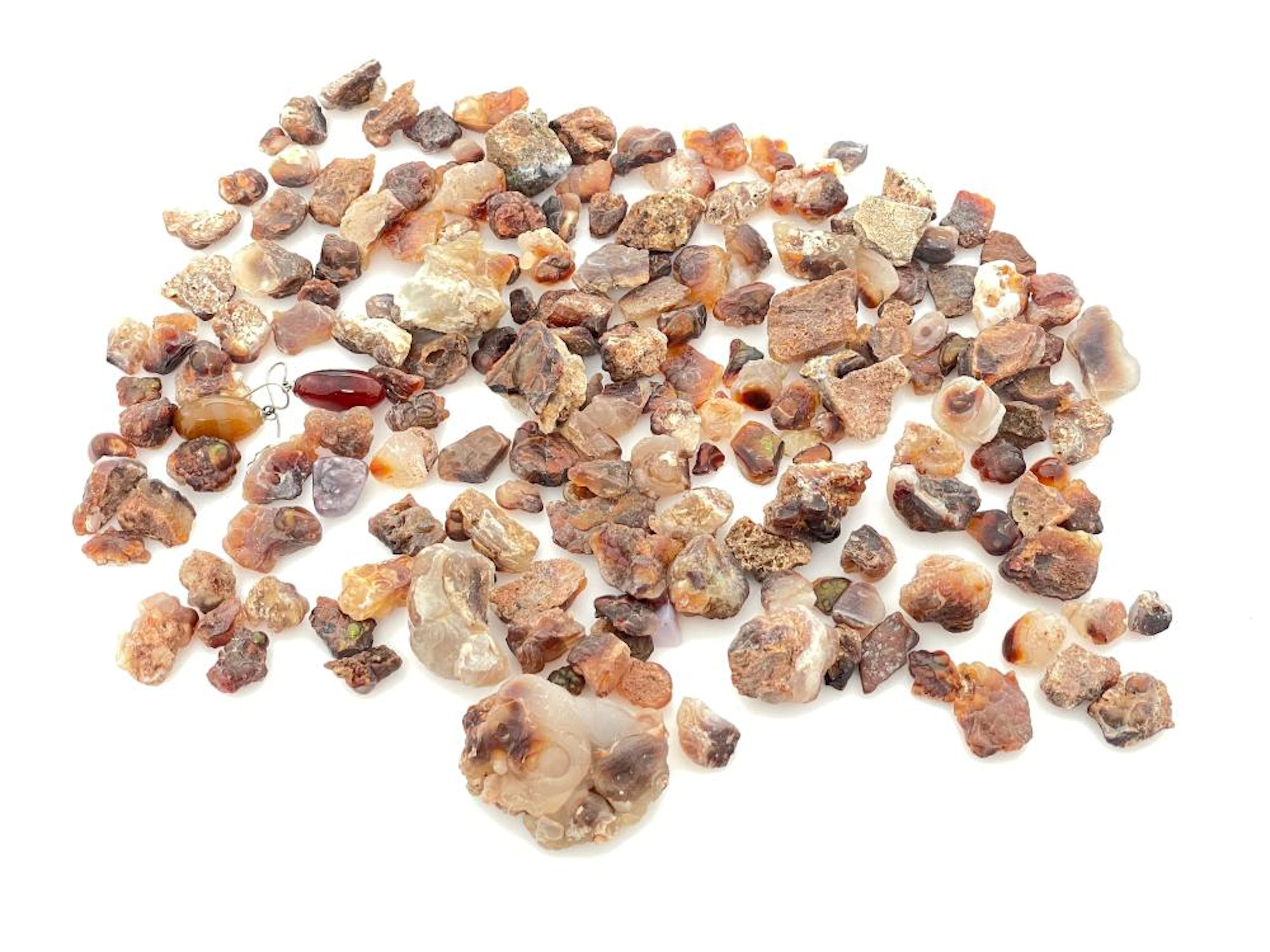 BULK LOT RAW FIRE AGATE
