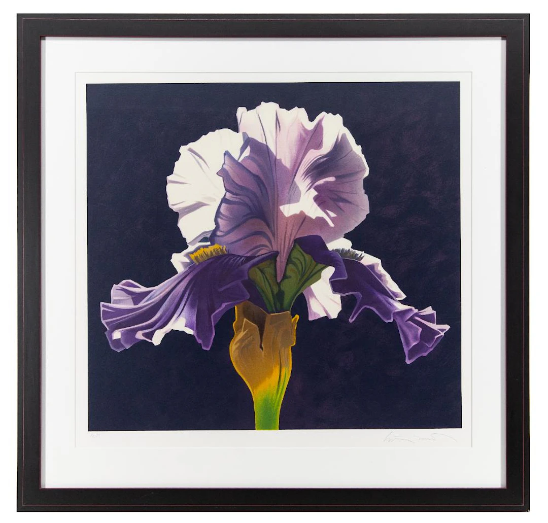 ED MELL "MORNING IRIS" LITHOGRAPH
