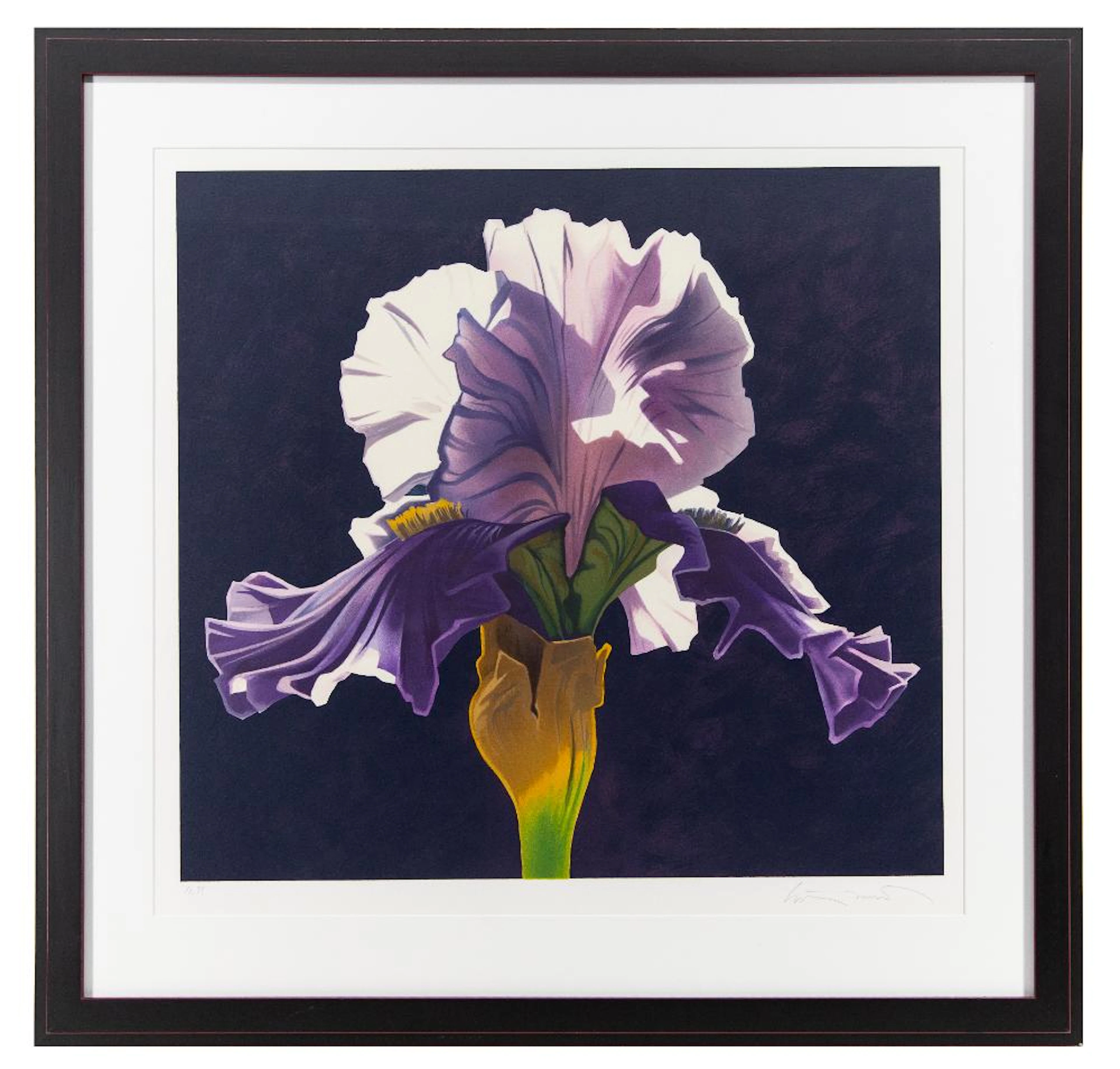 ED MELL "MORNING IRIS" LITHOGRAPH
