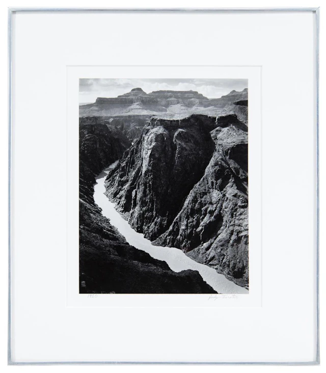 JODY FORSTER "INNER GORGE AND THE COLORADO GELATIN SILVER PRINT
