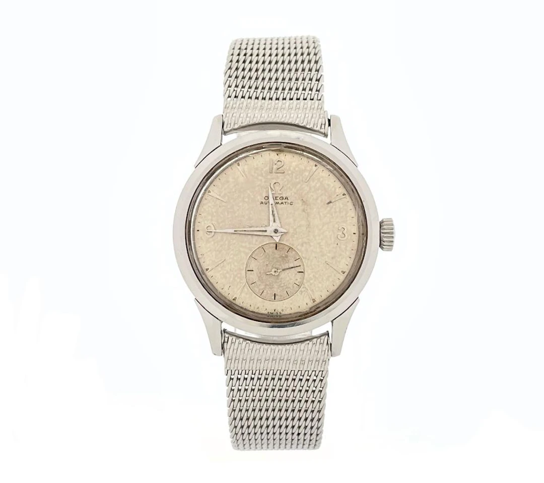 OMEGA BUMPER AUTOMATIC STAINLESS STEEL WATCH