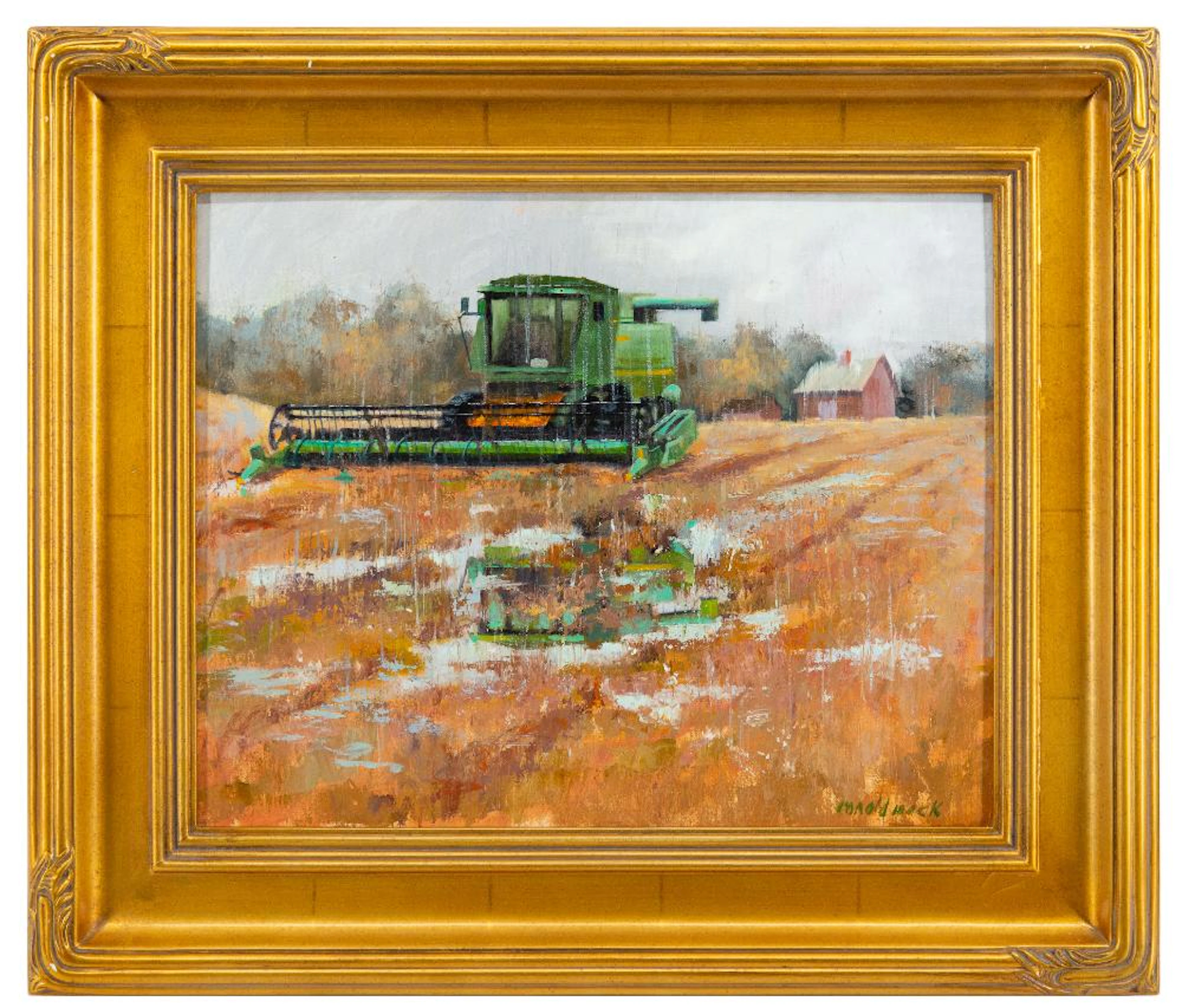 RONALD MACK "RAIN DELAY" OIL ON CANVAS