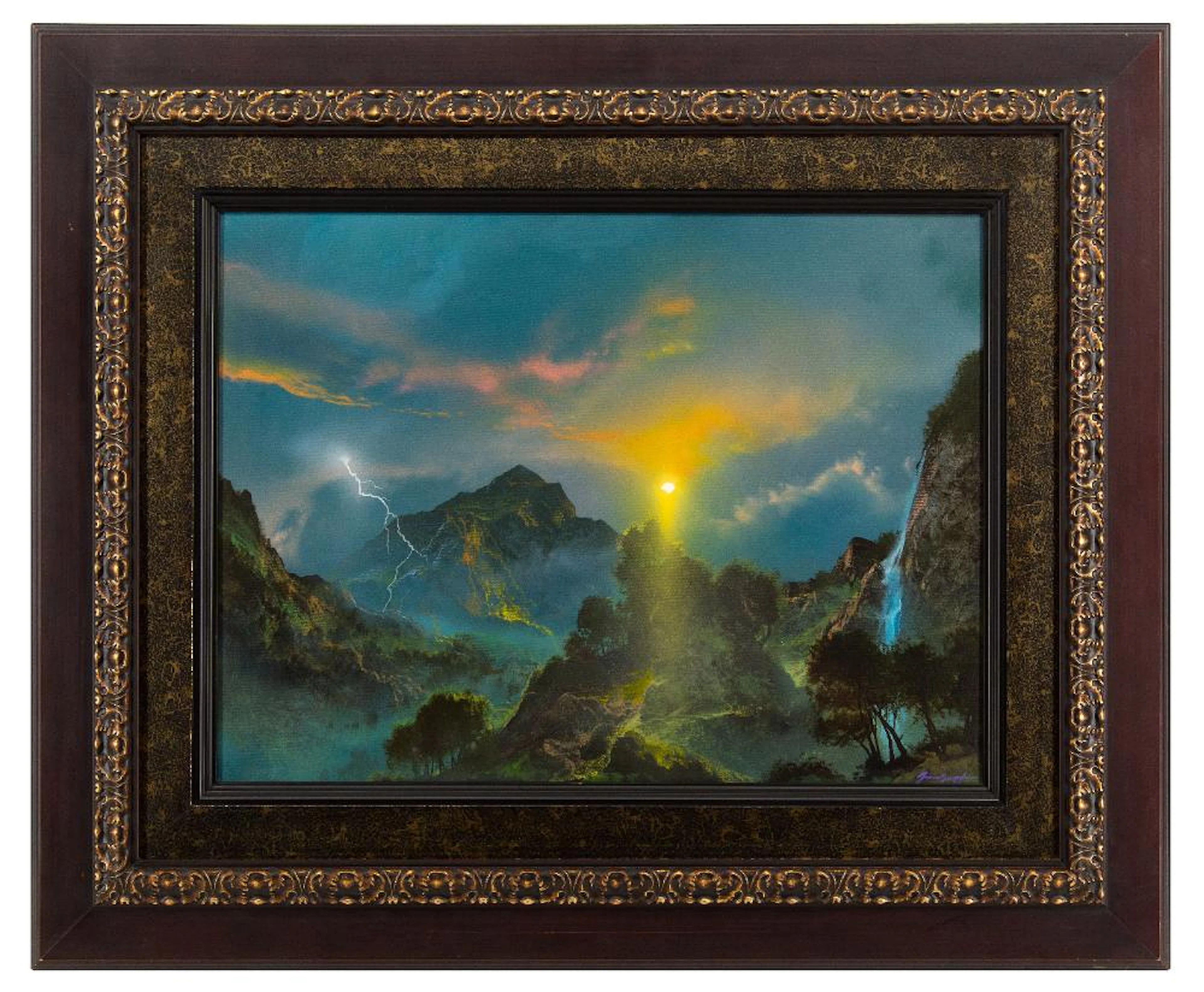 DALE TERBUSH "ECHOED IN MY HEART" ACRYLIC ON CANVAS