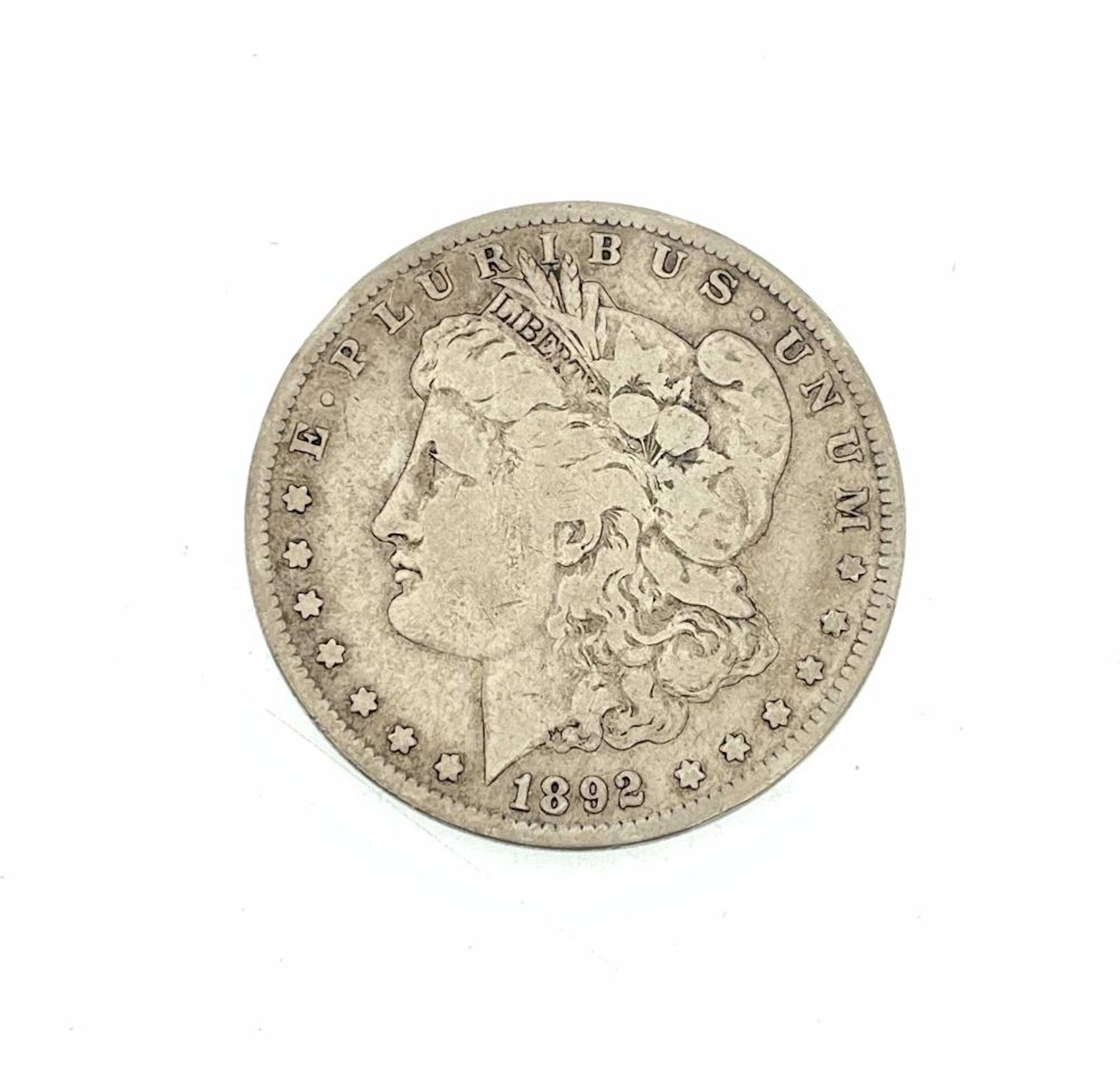 1892-S MORGAN SILVER DOLLAR
