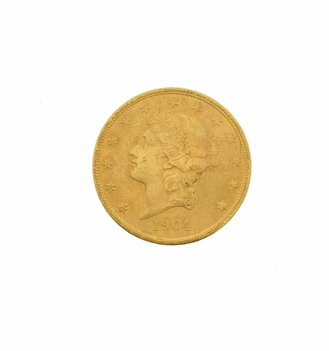 1904-S $20 LIBERTY HEAD GOLD DOUBLE EAGLE