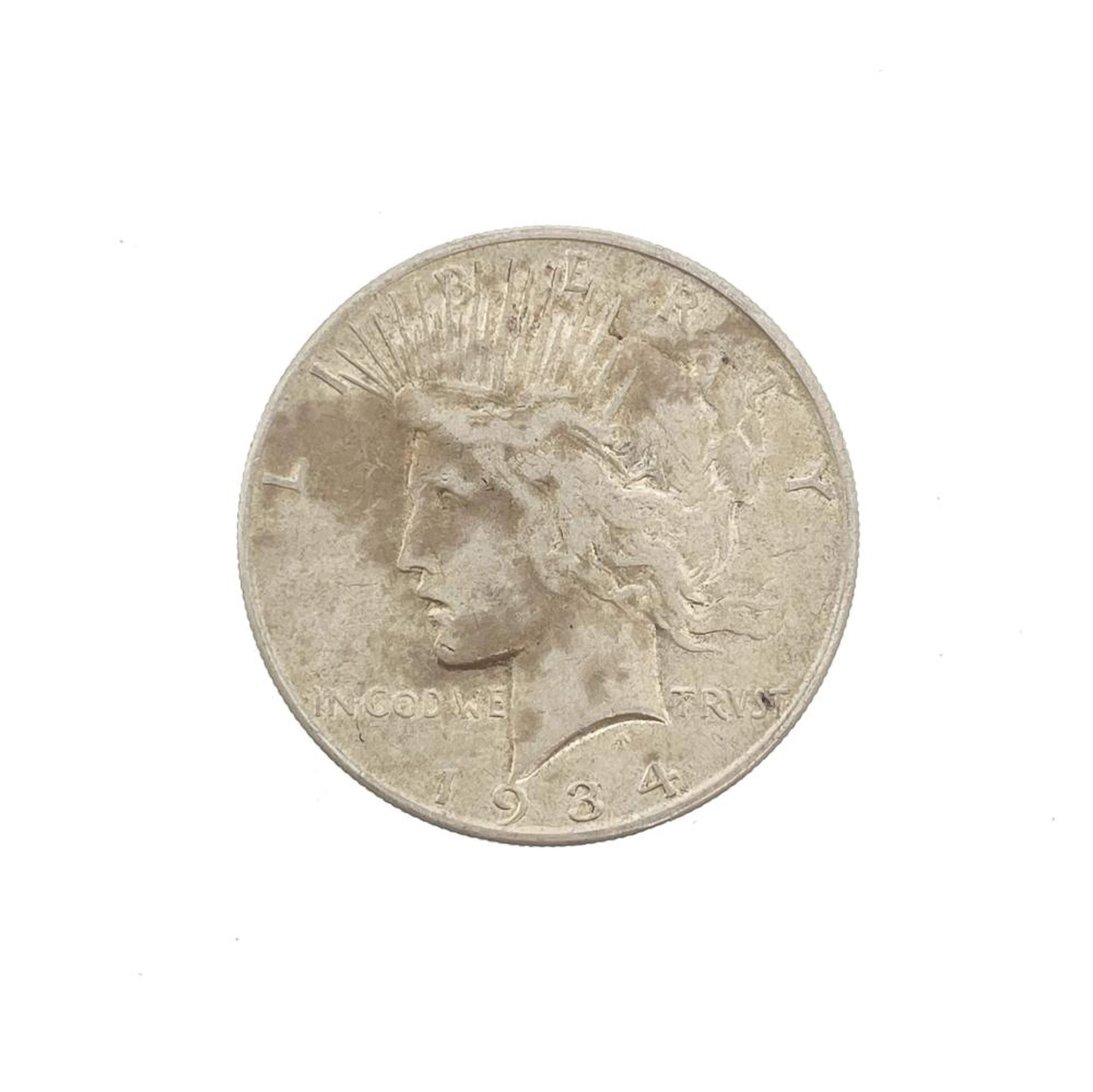 KEY DATE! 1934-S SILVER PEACE DOLLAR