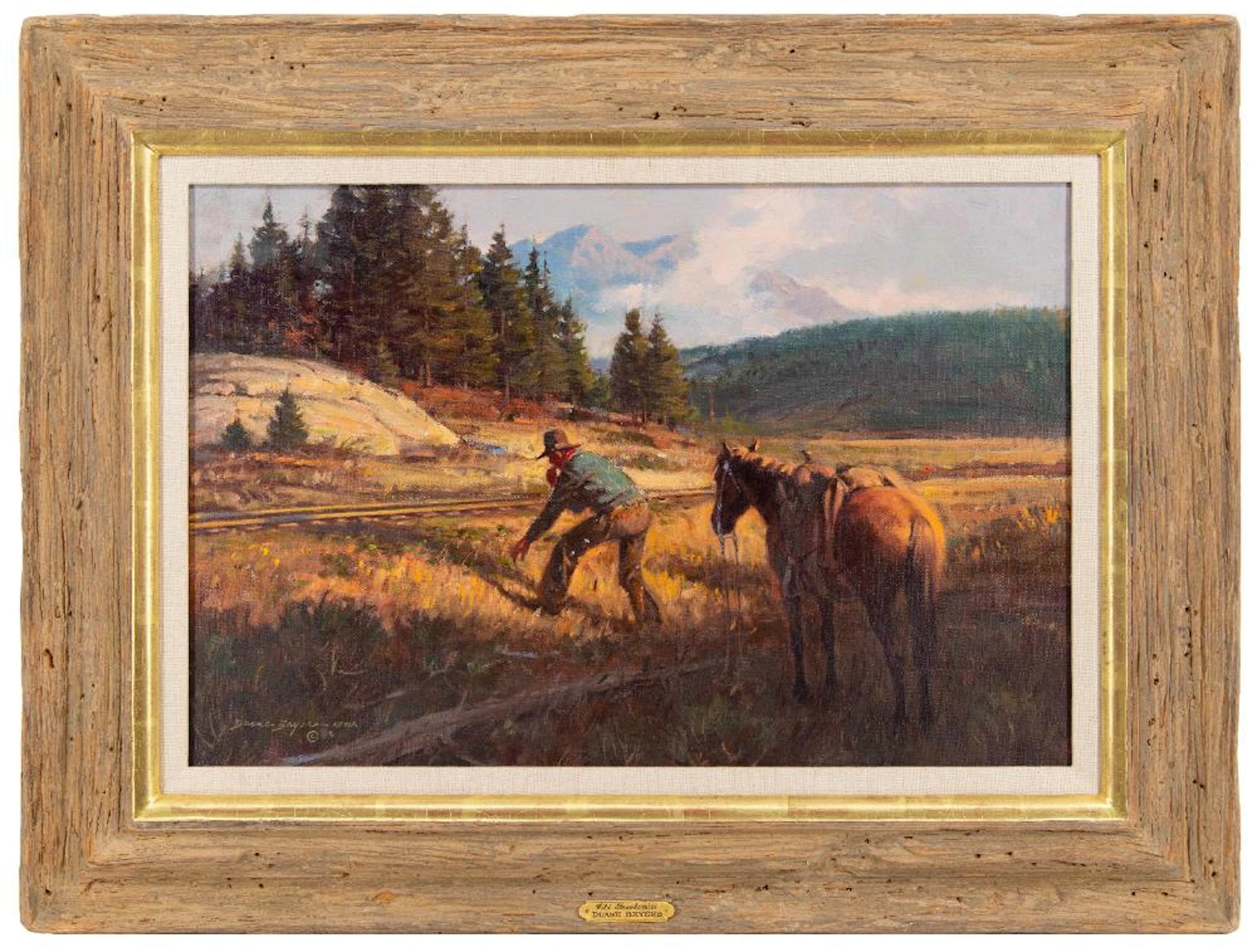 DUANE BRYERS "WILD STRAWBERRIES" OIL ON CANVAS