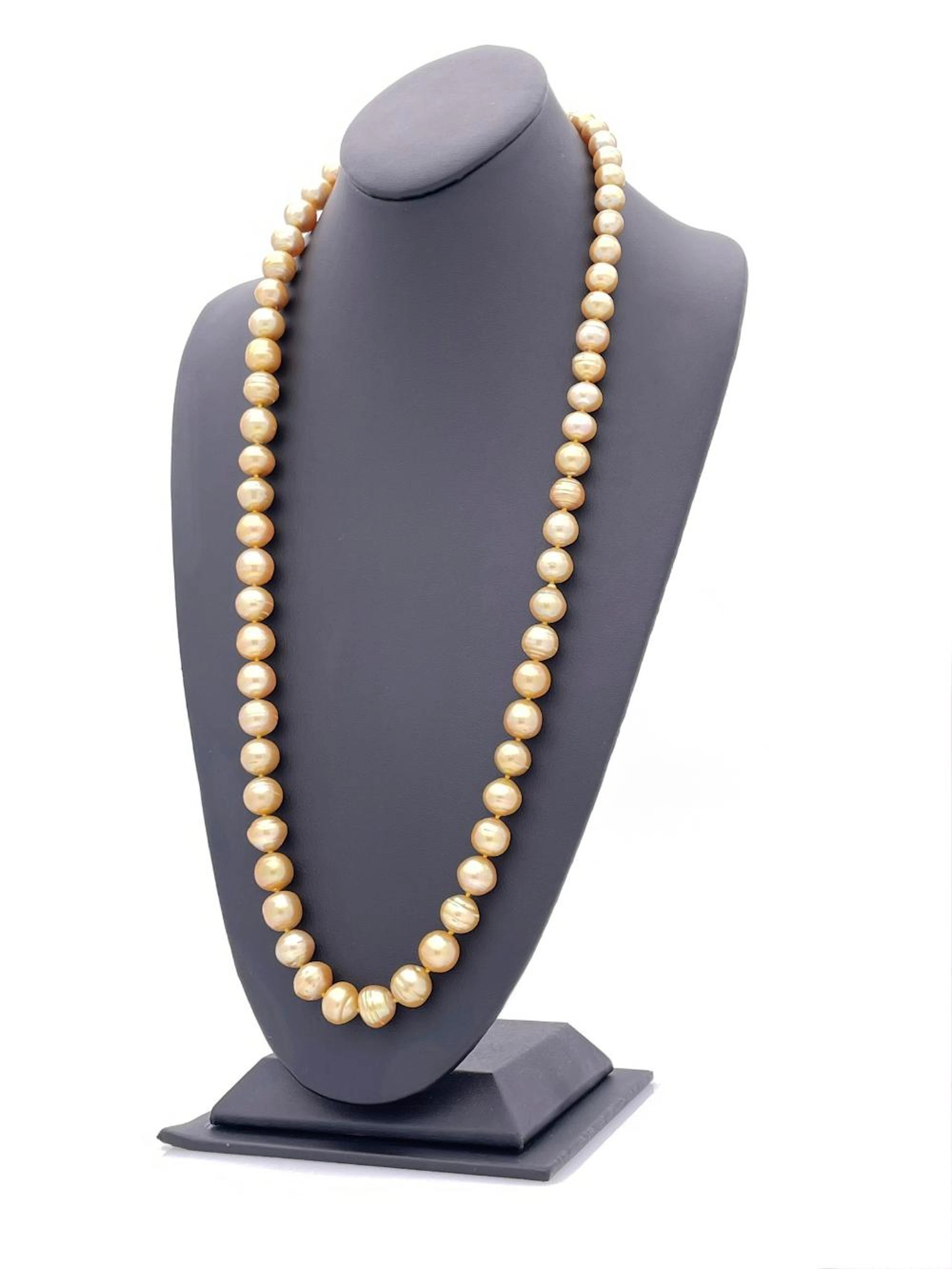 GOLDEN SOUTH SEA PEARL NECKLACE