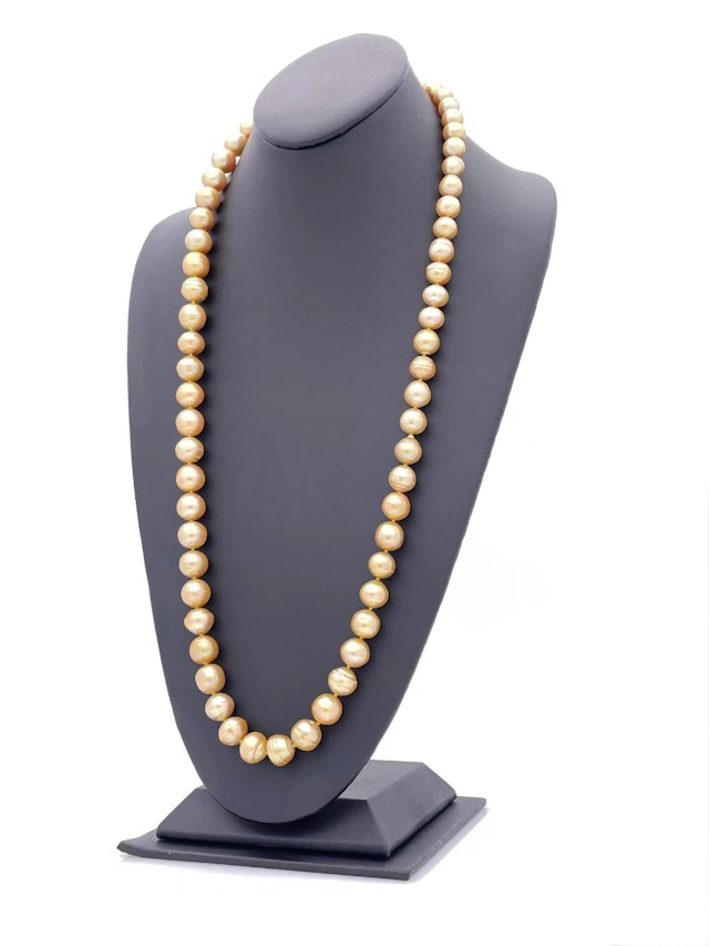 GOLDEN SOUTH SEA PEARL NECKLACE