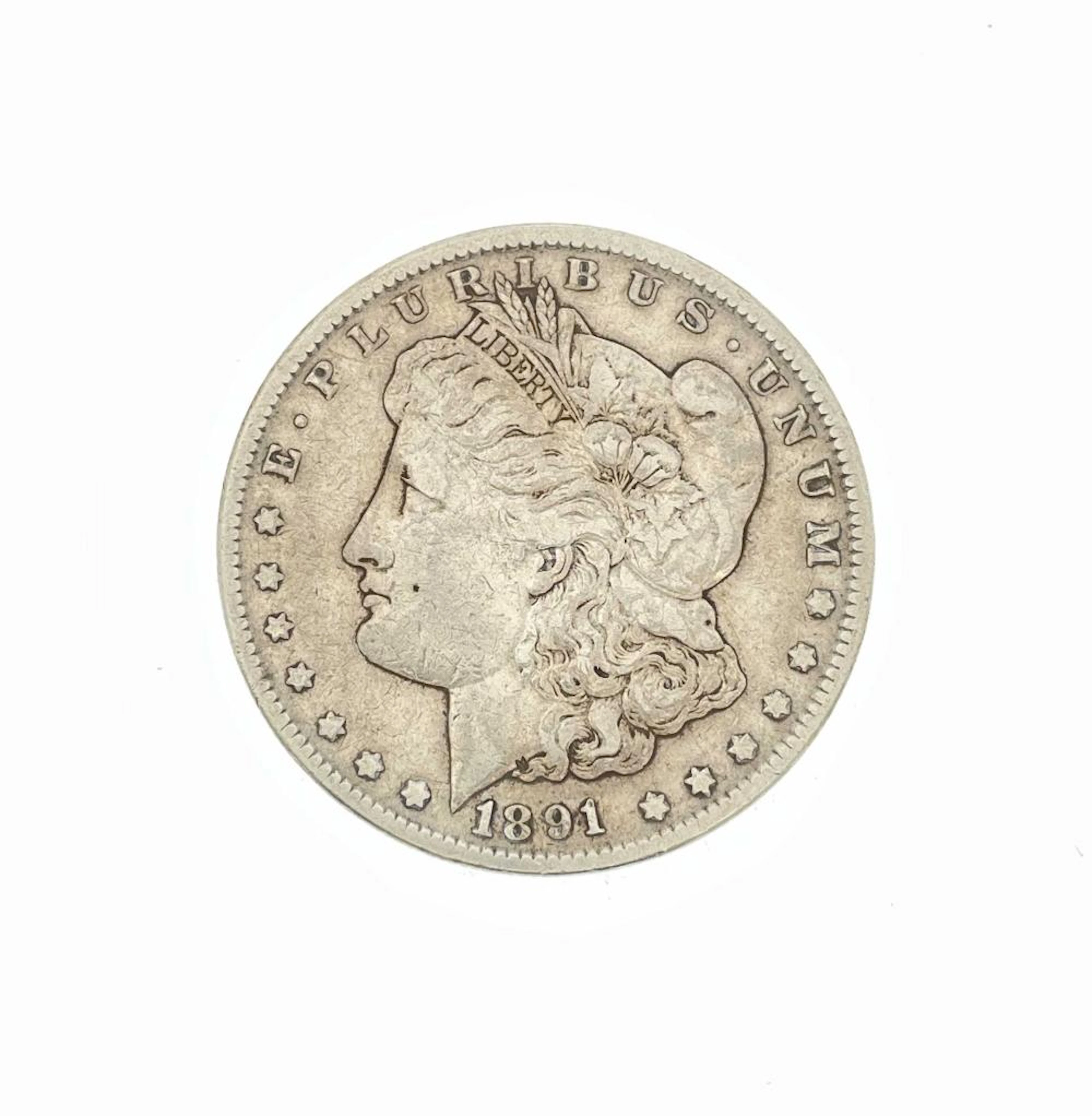 1891-CC MORGAN SILVER DOLLAR