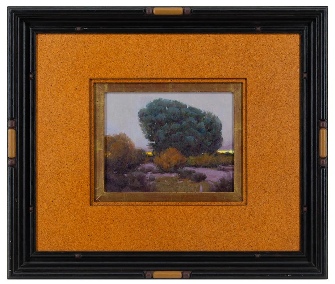 DAN ROBINSON "SONORAN DUSK" OIL ON BOARD
