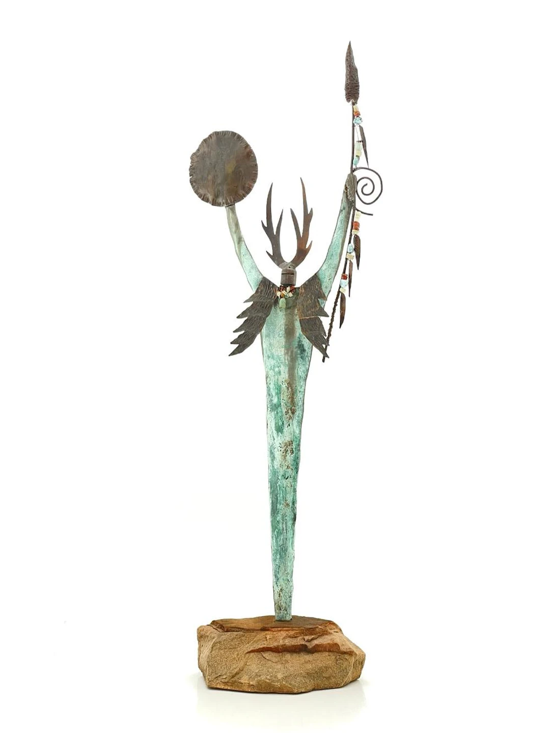 BILL WORRELL "SHAMAN" COPPER SCULPTURE