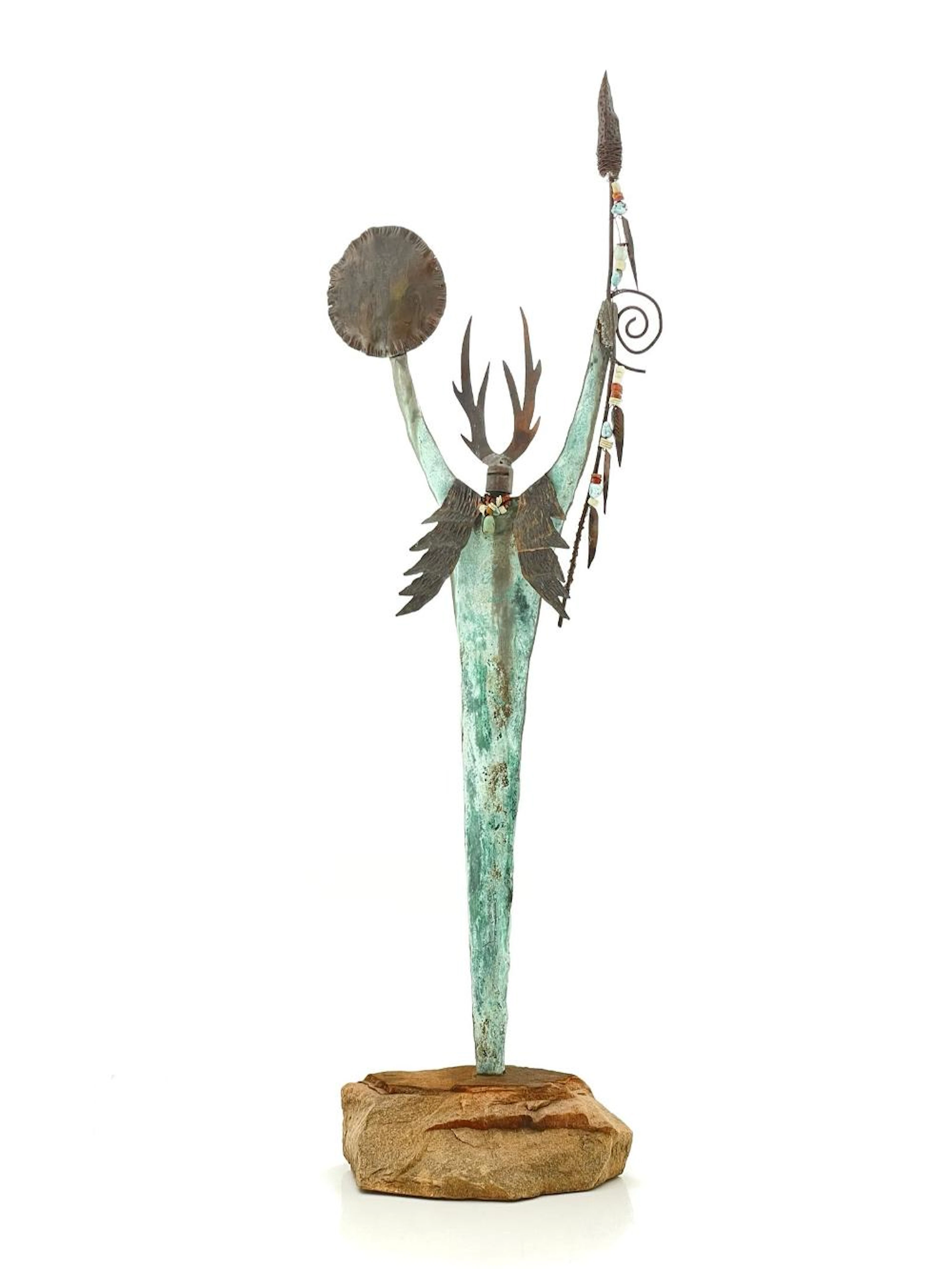 BILL WORRELL "SHAMAN" COPPER SCULPTURE