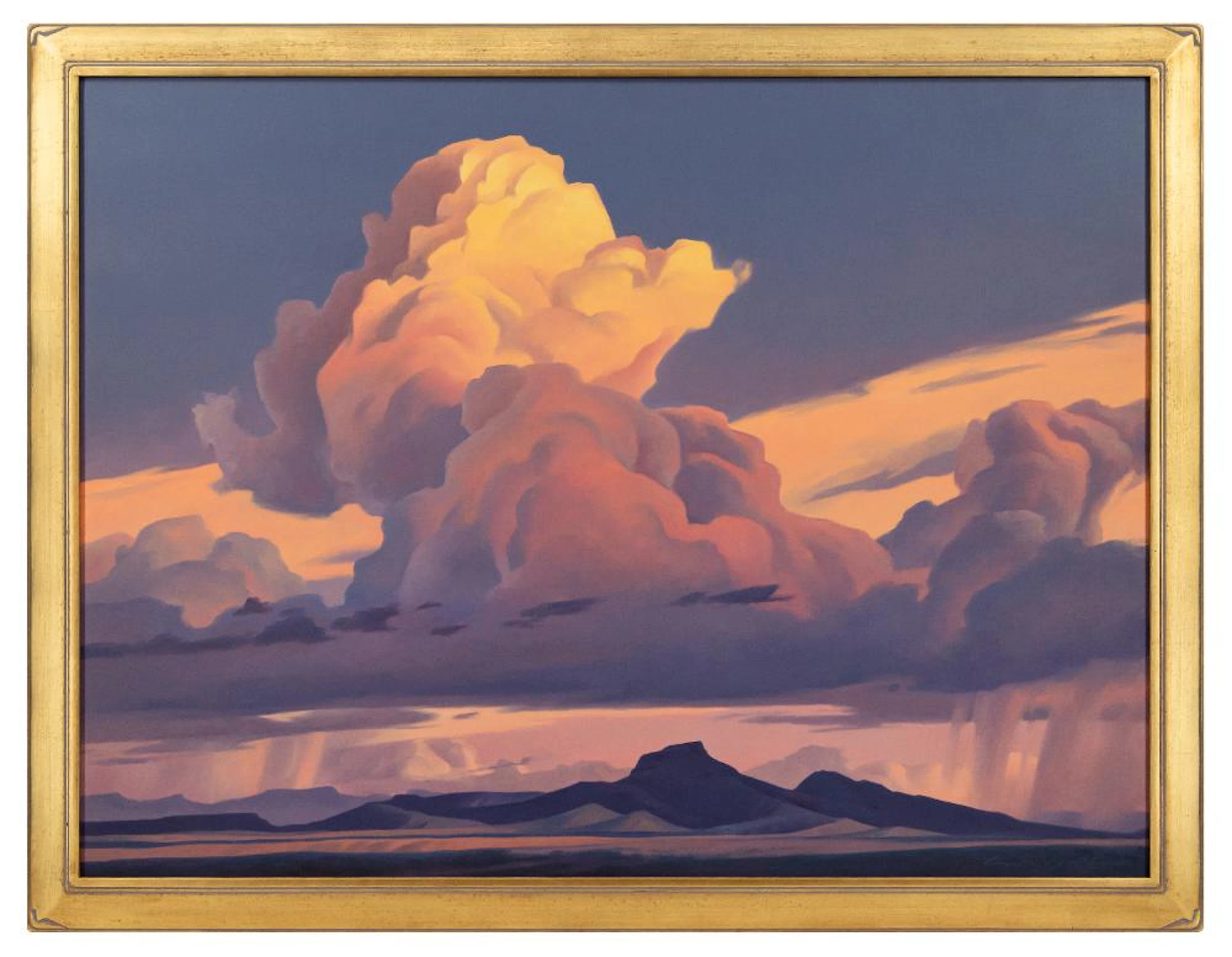 ED MELL "SONORAN STORM CLOUD" OIL ON CANVAS