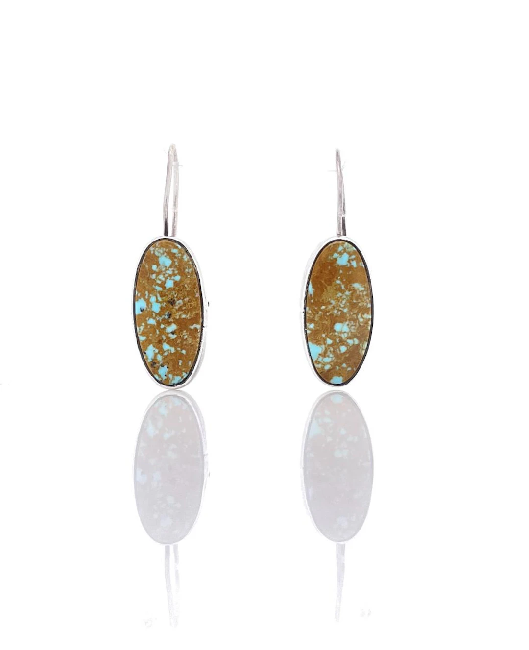 FEDERICO JIMENEZ STERLING SILVER TURQUOISE EARRINGS