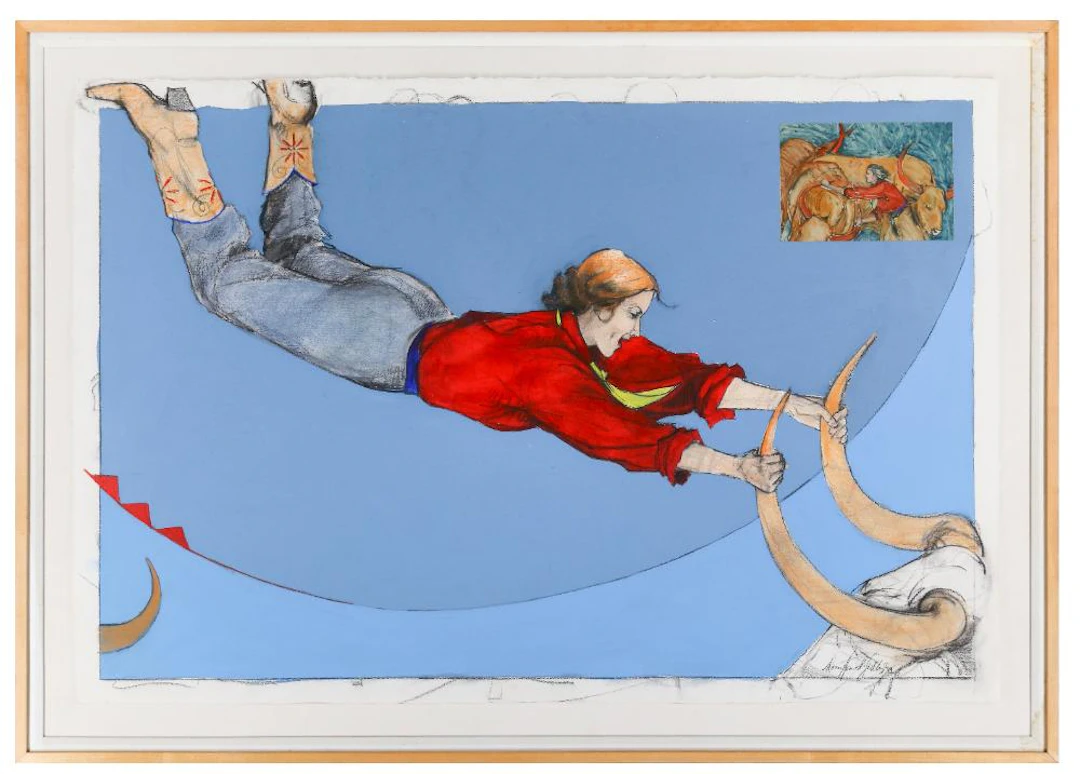DONNA HOWELL-SICKLES UNTITLED, 1999 MIXED MEDIA ON PAPER