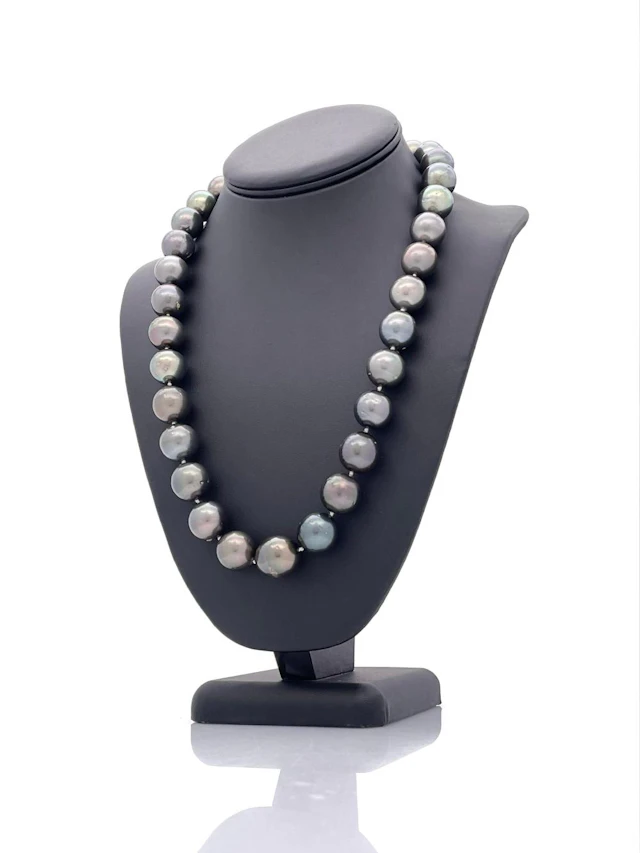CP STERLING SILVER SOUTH SEA TAHITIAN PEARL NECKLACE