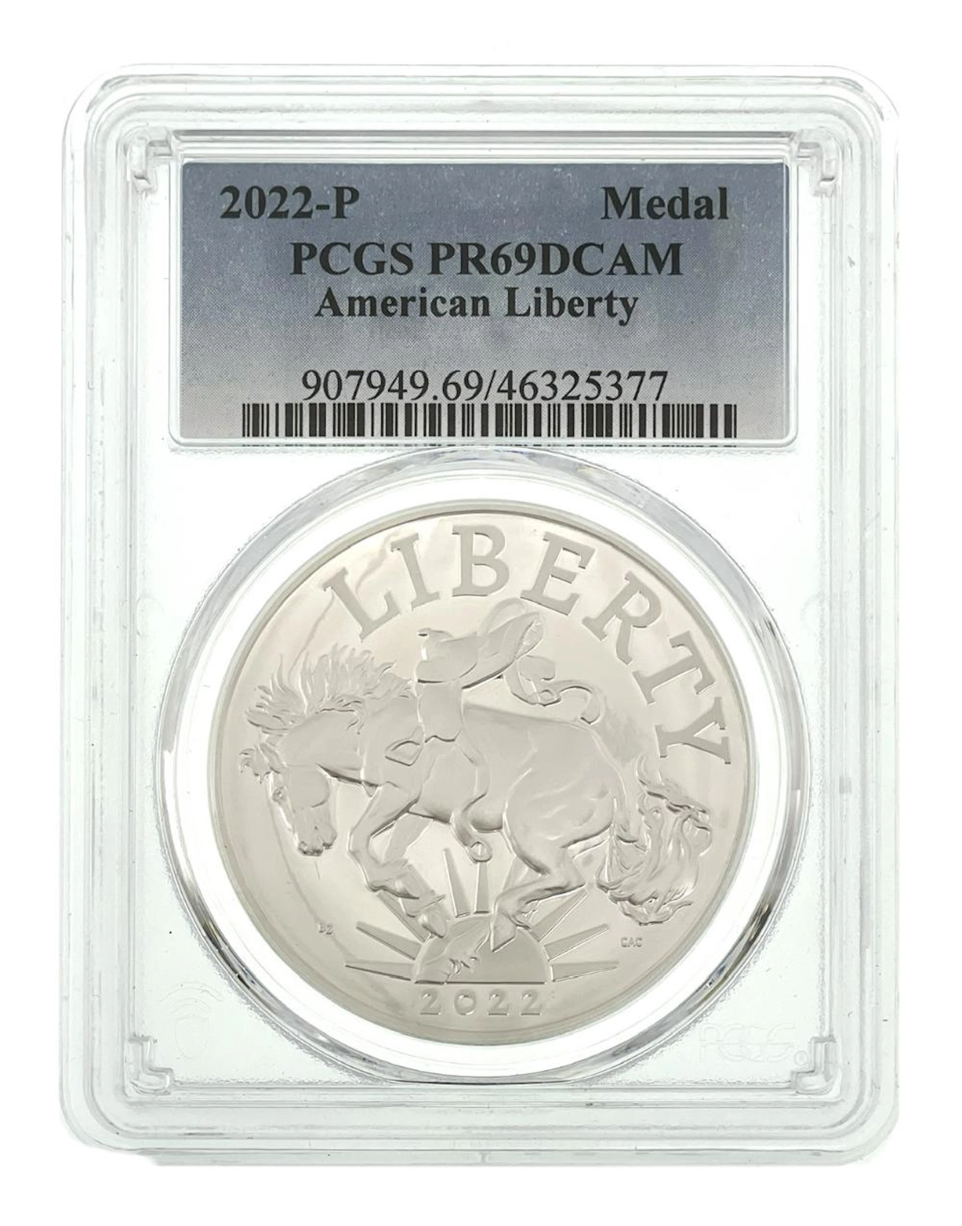 2022-P AMERICAN LIBERTY 1OZ .999 SILVER MEDAL PCGS PR69DCAM
