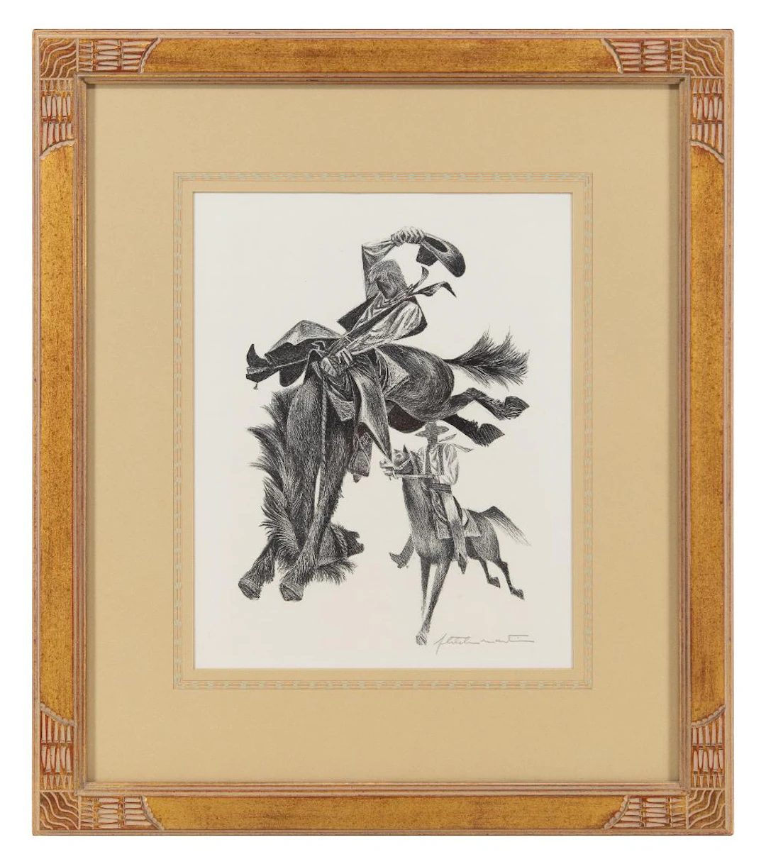 FLETCHER MARTIN "HIGH, WIDE, AND HANDSOME" LITHOGRAPH