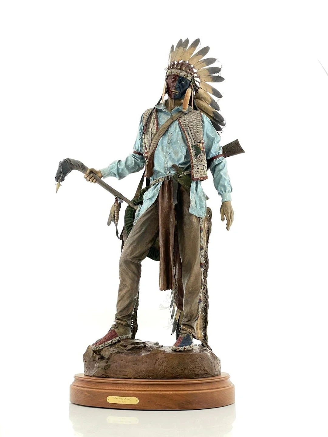 DAVE MCGARY "AMERICAN HORSE" BRONZE MASTERWORK SCULPTURE