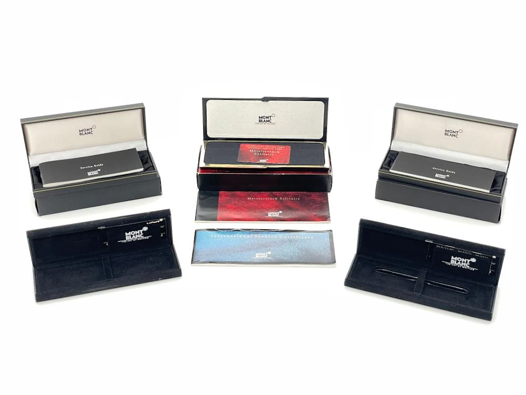 LOT OF 5 MONTBLANC BOXES