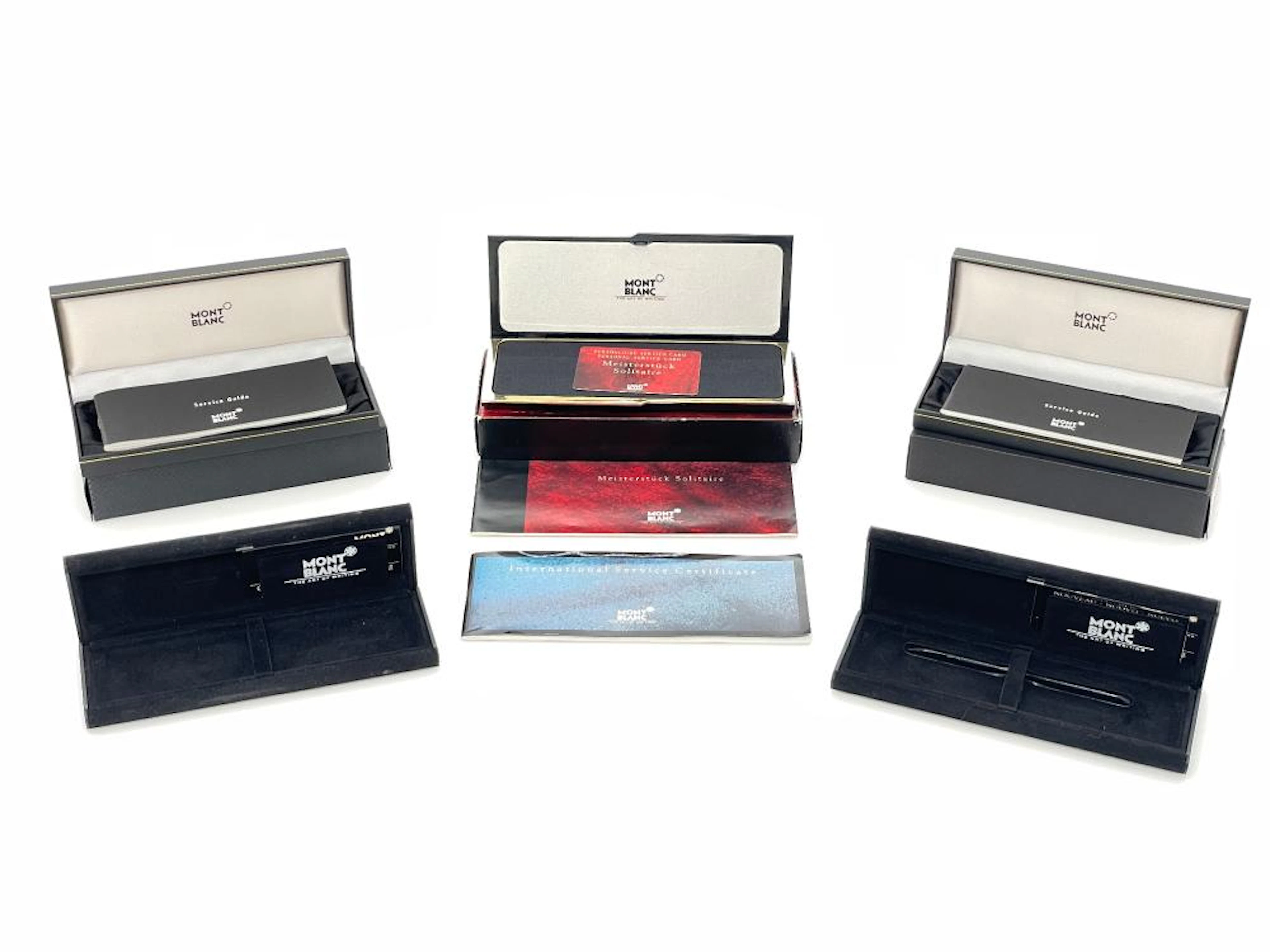 LOT OF 5 MONTBLANC BOXES