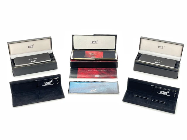LOT OF 5 MONTBLANC BOXES