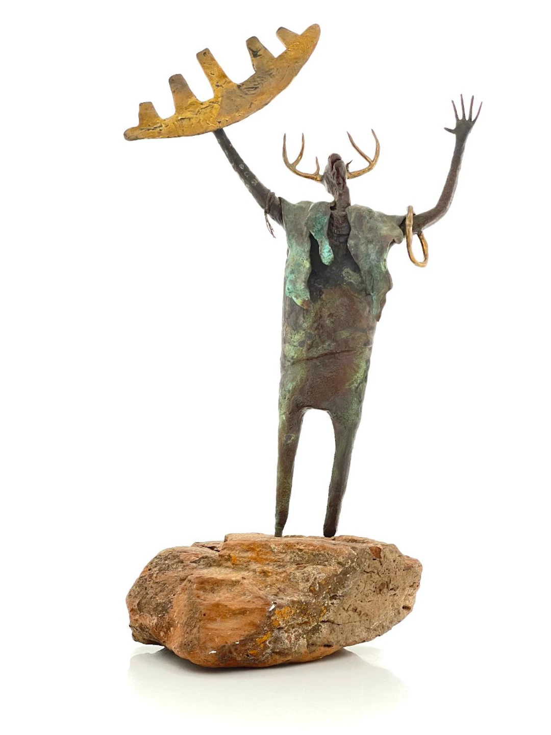 BILL WORRELL "SHAMAN" BRONZE SCULPTURE