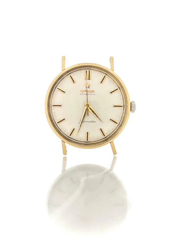 OMEGA SEAMASTER DEVILLE 14K YELLOW GOLD AUTOMATIC WATCH