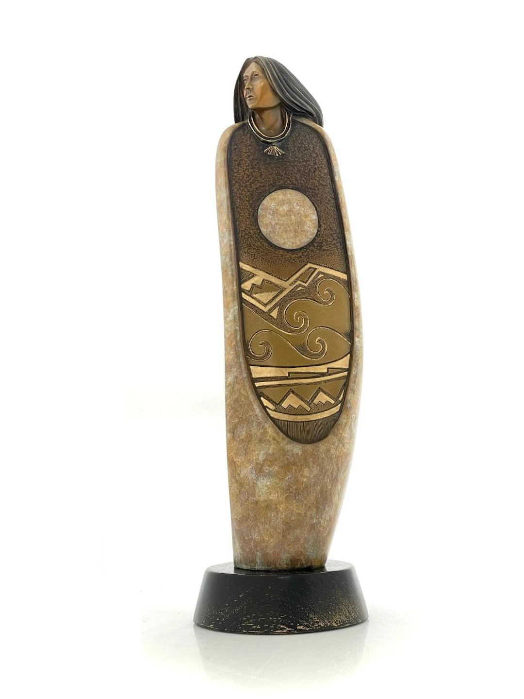 CLIFF FRAGUA UNTITLED, 1998 BRONZE SCULPTURE