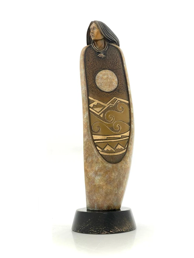 CLIFF FRAGUA UNTITLED, 1998 BRONZE SCULPTURE